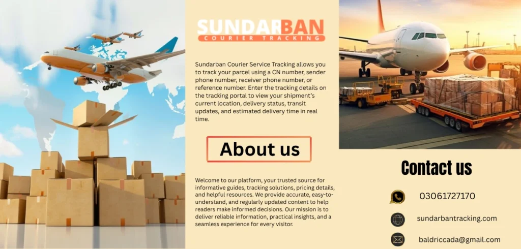 Sundarban Courier Service Tracking