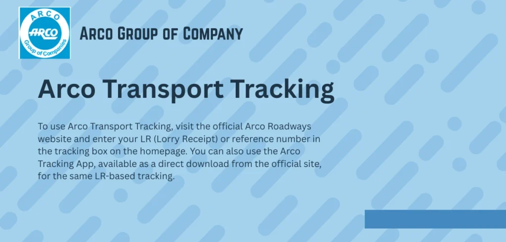 Arco Transport Tracking