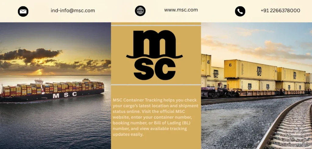 MSC Container Tracking